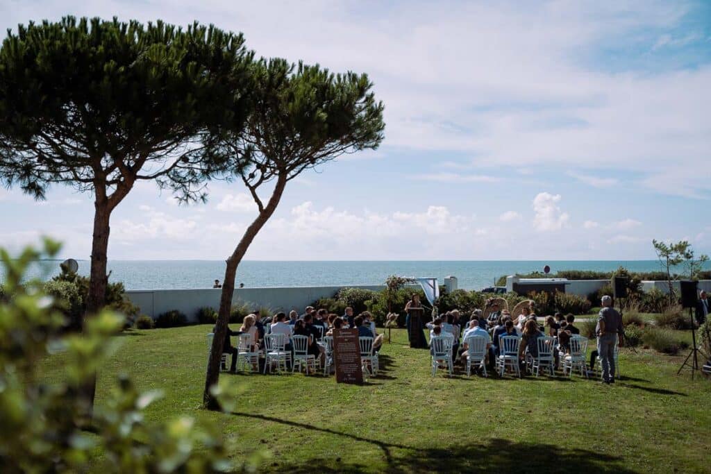 ceremonie laïque mariage, villa 180°mer, La Rochelle