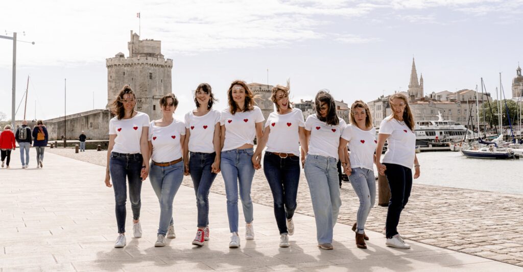 photo de goupe, EVJF en ville La Rochelle