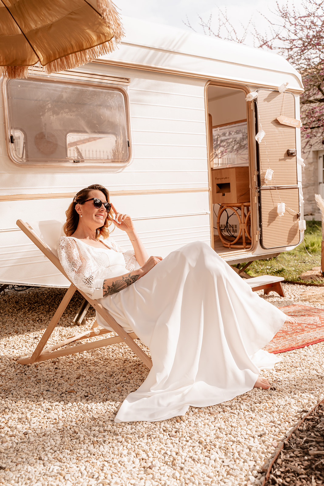 photobooth dans une caravane vintage animation mariage