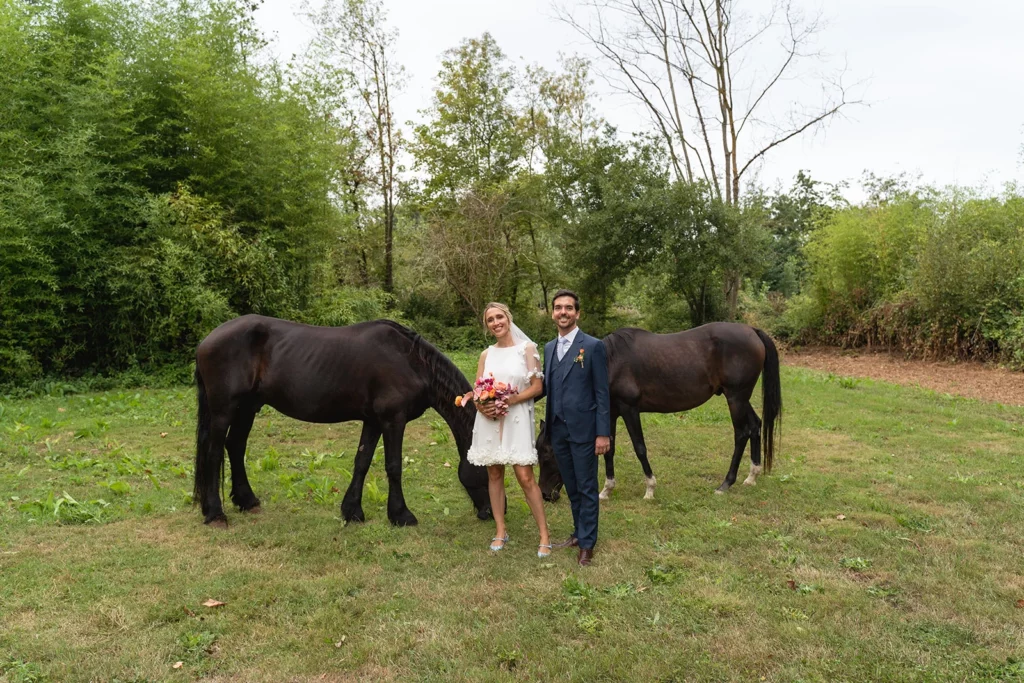 A Horse Lover's Dream Wedding at Logis de l'Héronnière